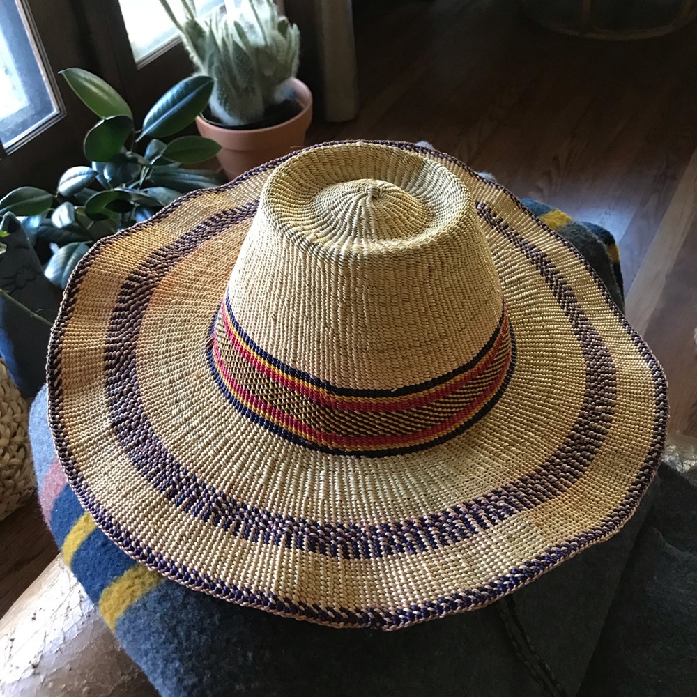 Handwoven African Straw Hat